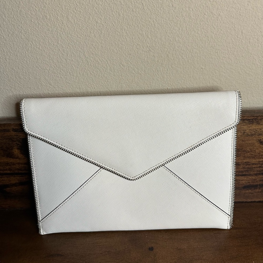 Rebecca Minkoff White Envelope Clutch NWOT